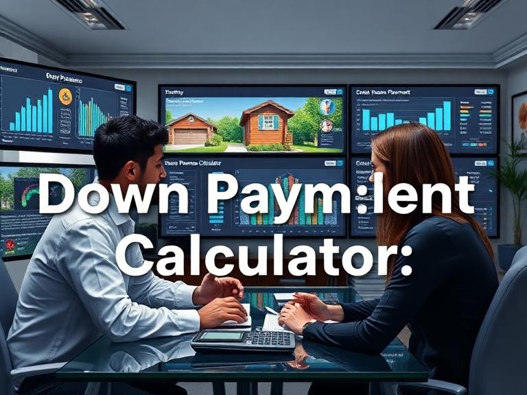 Down Payment Calculator: A Complete Guide to Estimating Your Mortgage Payment and Loan-to-Value Ratio