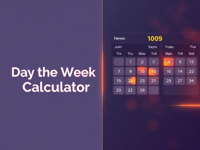 Day of the Week Calculator – Instantly Identify Any Date’s Weekday